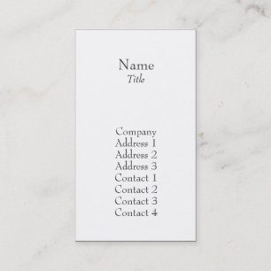 Plain - Business Business Card