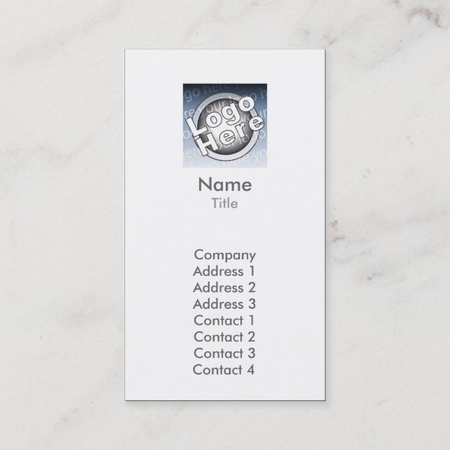 Plain  - Business Business Card (Front)