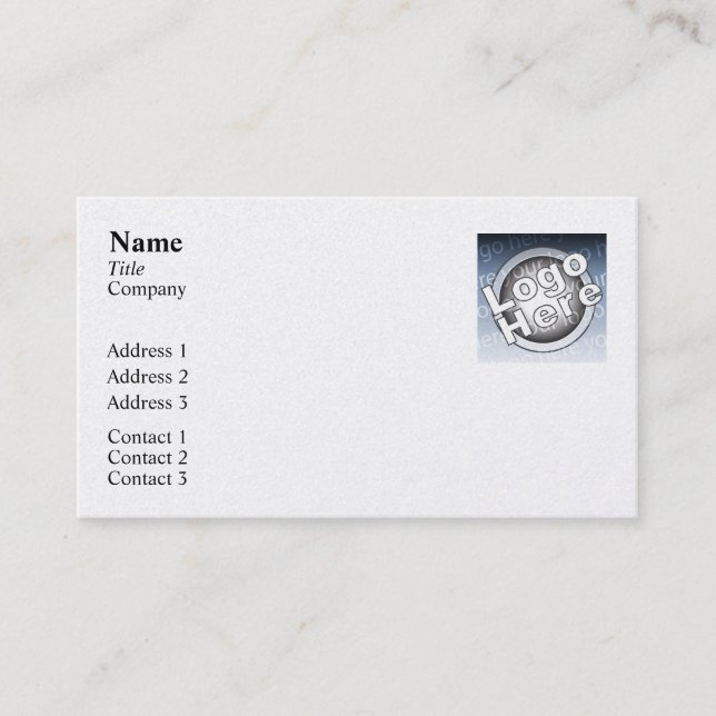 Plain  - Business Card (Front)