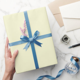 Plain Butter Petal Gold Colour Shade Tone Wrapping Paper