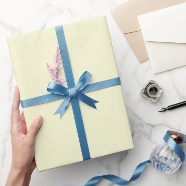 Plain Butter Petal Gold Colour Shade Tone Wrapping Paper (Gifting)