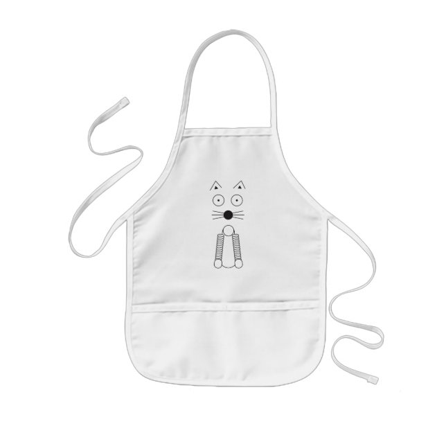 Plain CAT Kids Apron (Front)