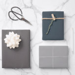 Plain Charcoal Light Carbon Grey Shades 3 Tones Wrapping Paper Sheet<br><div class="desc">Discover the captivating beauty of our Grey Shades collection! Immerse yourself in the subtlety of Carbon Grey, embrace the understated elegance of Charcoal, and command attention with the sophistication of Light Grey with 3 tones. Get ready to elevate your celebrations with a touch of timeless allure using our captivating collection....</div>