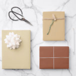 Plain Chocolate Birdseed Brown Shades 3 Tones Wrapping Paper Sheet<br><div class="desc">Discover the captivating beauty of our Brown Shades collection! Immerse yourself in the subtlety of Beeswax, embrace the understated elegance of Birdseed, and command attention with the sophistication of Bitter Chocolate in this 3 brown tones collection. Get ready to elevate your celebrations with a touch of timeless allure using our...</div>