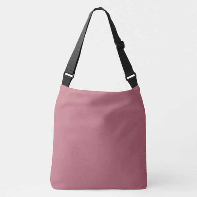 Plain Cinnamon Satin Solid colour  Crossbody Bag (Front)