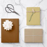 Plain Citrus Croissant Brown Shades 3 Tones Wrapping Paper Sheet<br><div class="desc">Discover the captivating beauty of our Brown Shades collection! Immerse yourself in the subtlety of Chocolate, embrace the understated elegance of Citrus Brown and command attention with the sophistication of Croissant in this 3 brown tones collection. Get ready to elevate your celebrations with a touch of timeless allure using our...</div>