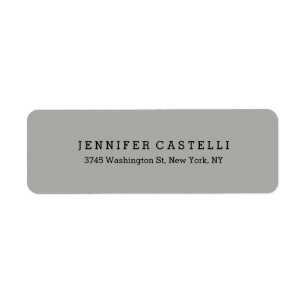 Plain Classical Font Grey Minimalist Professional