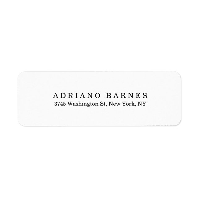 Plain Classical Minimalist Professional Elegant (Front)