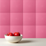 Plain color solid rosy watermelon pink tile<br><div class="desc">Plain color solid rosy watermelon pink design.</div>