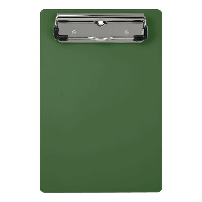 Plain colour grape leaves green mini clipboard (Front)