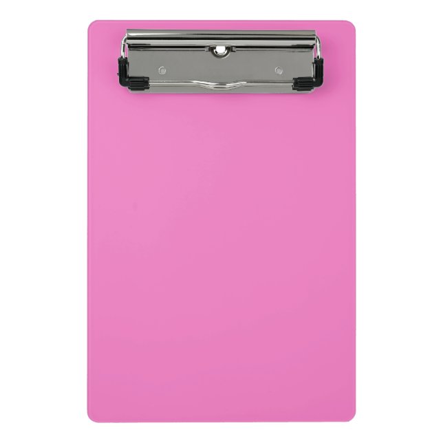 Plain colour hydrangea pink mini clipboard (Front)