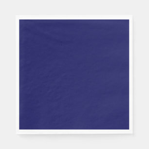 Plain colour midnight blue napkin
