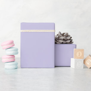Plain colour solid heather pastel purple wrapping paper