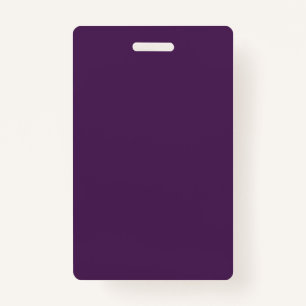Plain colour solid midnight dark purple badge