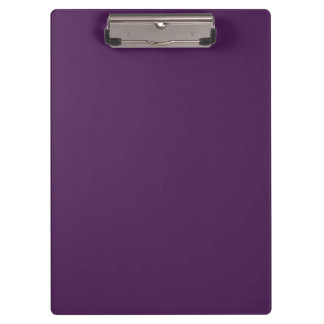 Plain colour solid midnight dark purple clipboard