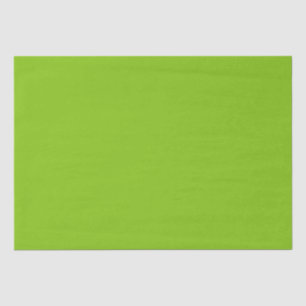 Plain colour solid parrot bright lime green tissue paper