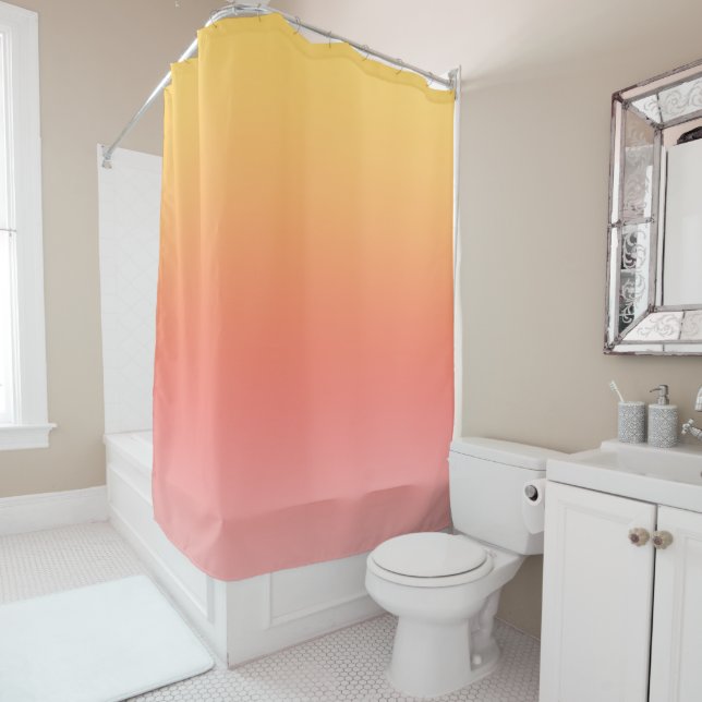 Plain colours - Yellow to Misty Pink ombre (In Situ)