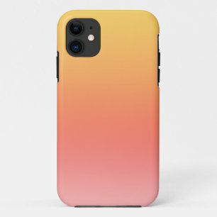 Plain colours - Yellow to Misty Pink ombre iPhone 11 Case