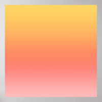 Plain colours - Yellow to Misty Pink ombre