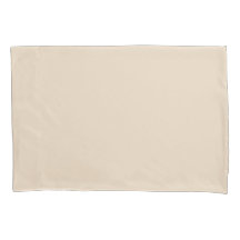 Plain Cream Pillow Case