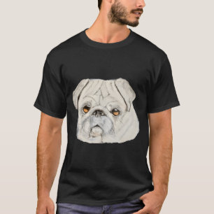 Plain Crystal Pug T-Shirt
