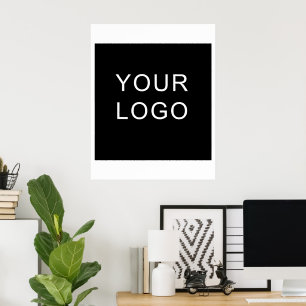 Plain Customizable Business Corporate Logo Design Poster