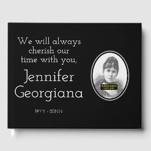 Plain & Customized Memories Guestbook