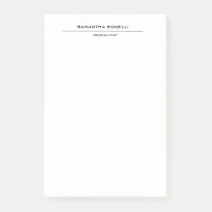 Plain Elegant Attractive Minimalist Post-it Notes