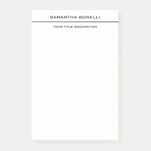 Plain Elegant Attractive Minimalist Post-it Notes