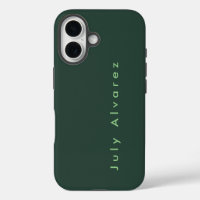 Plain Elegant Greyish Green Minimalist