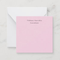 Plain Elegant Light Pink Simple Minimalist Modern