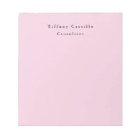 Plain Elegant Light Pink Simple Minimalist Modern