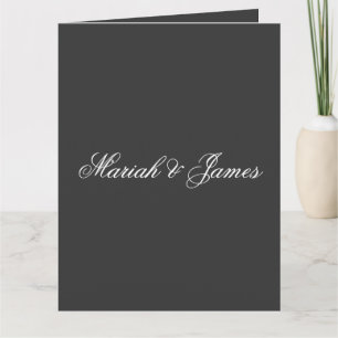 Plain Elegant Minimalist Modern Card