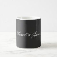 Plain Elegant Minimalist Modern Names Calligraphy