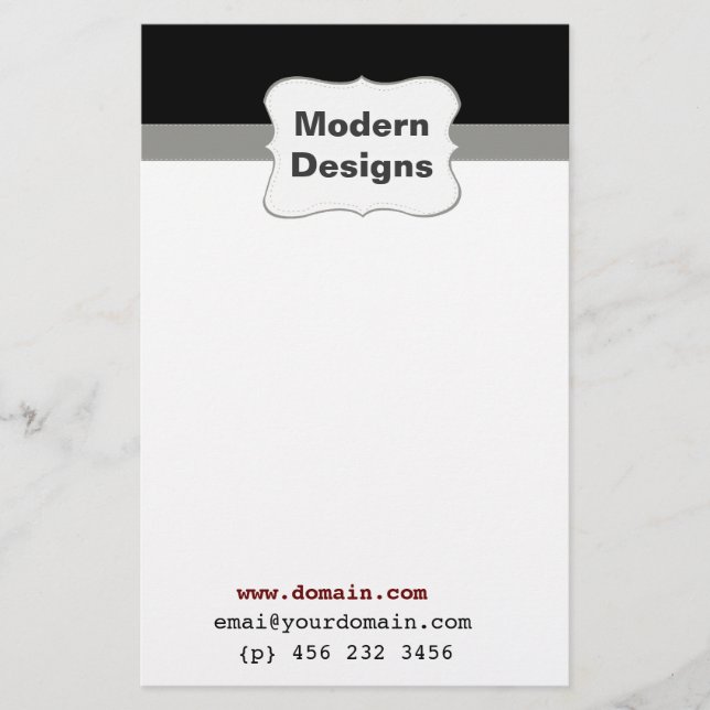 Plain Elegant Modern Designs Simple Shape Flyer (Front)