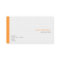 Plain Elegant Modern Simple Orange Stripe on White