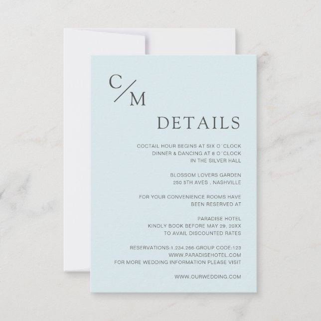 plain elegant monogram (Front)