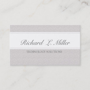 Plain Elegant Style Business Card