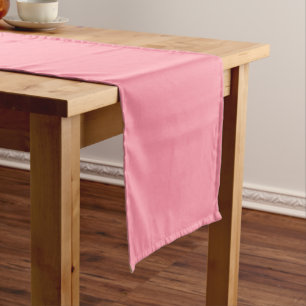 Plain Flamingo Love Pink table runner