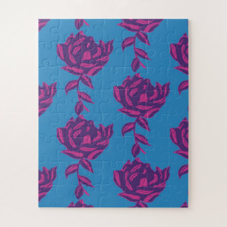 Plain Floral Jigsaw Puzzle
