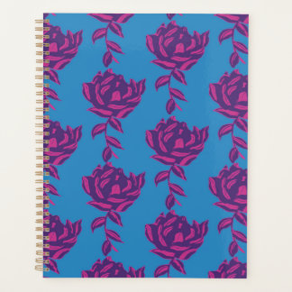 Plain Floral Planner