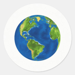 Plain Globe Jesse Tree Sticker