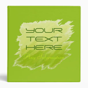 Plain Green Elegant Modern Green Binder