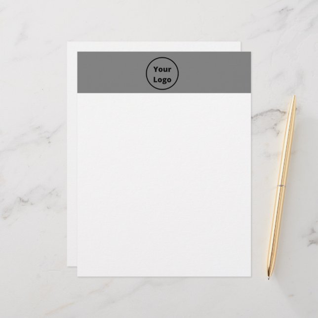 Plain grey letterhead (Front/Back In Situ)