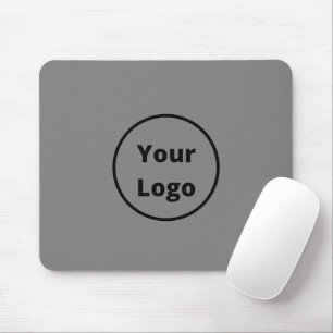 Plain grey mouse pad