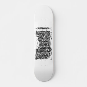 Plain "Heart Sutra Shakyo" Deck Skateboard