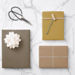 Plain Honey Iced Coffee Brown Shades 3 Tones Wrapping Paper Sheet<br><div class="desc">Discover the captivating beauty of our Brown Shades collection! Immerse yourself in the subtlety of Heavy Brown, embrace the understated elegance of Honey Brown and command attention with the sophistication of Iced Coffee in this 3 brown tones collection. Get ready to elevate your celebrations with a touch of timeless allure...</div>