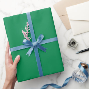 Plain Jade Green Colour Shade Tone Wrapping Paper