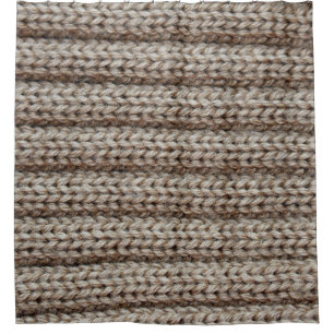 Plain knitted fabric, brown texture.