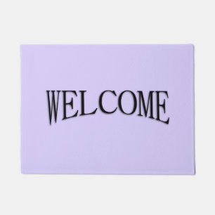 Plain Lavender Welcome Mat
